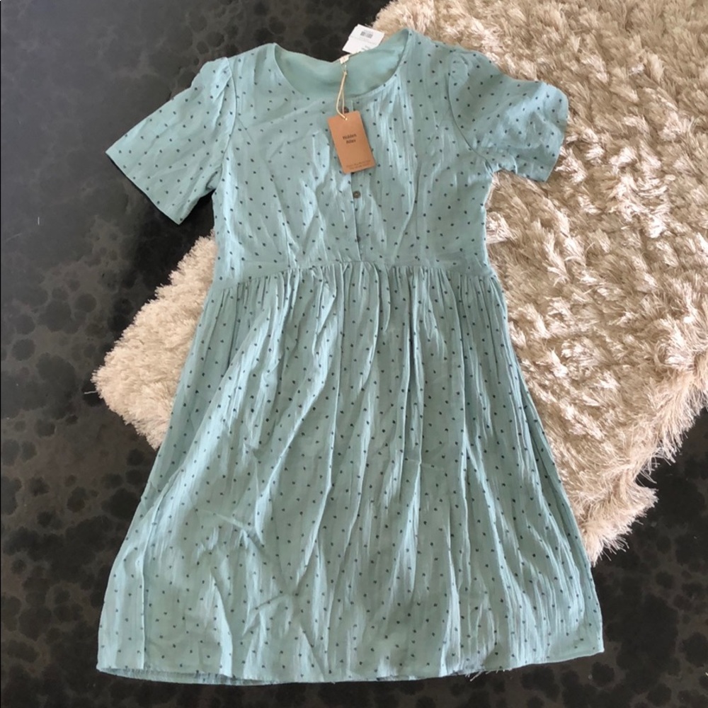 Printed midi dress 🌿